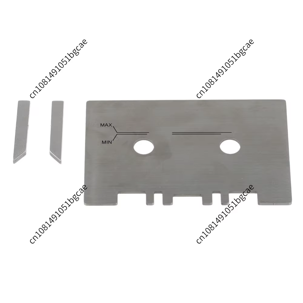 Kit de gabarits de guidage haute précision pour alignement mécanique avec 2 barres de vérification, facile à installer, argenté