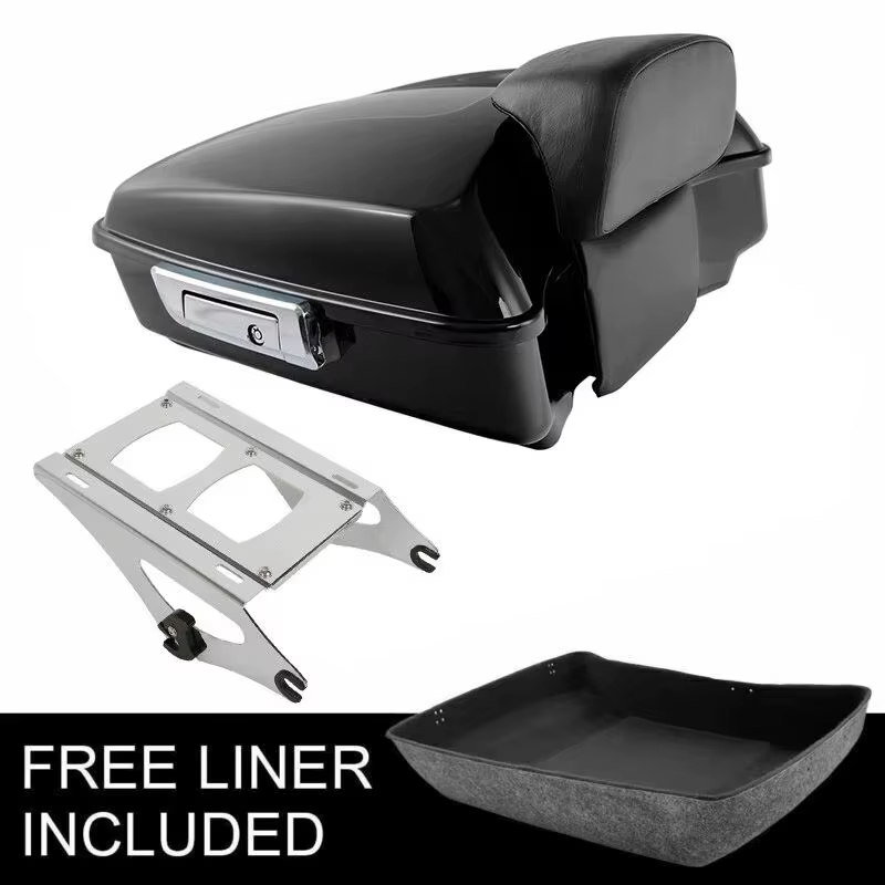Support de montage de dossier de coffre haché pour moto, pour Harley Touring Road Glide Electra Glide 2014 – 2025
