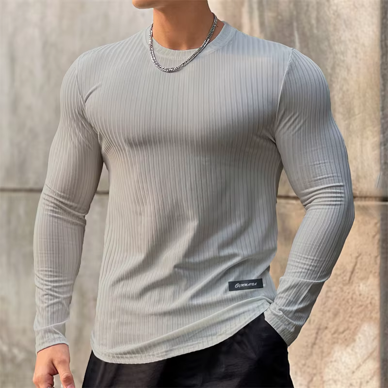 T-shirt à manches longues pour hommes