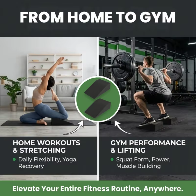Bloc compensé pour squats