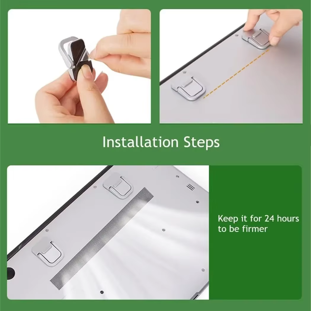2 pièces en alliage d'aluminium accessoires pour ordinateur Portable support pour ordinateur Mini pieds portables pour Macbook support d'ordinateur