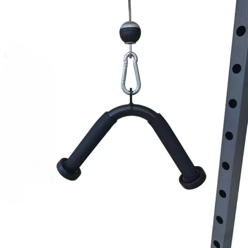 Accessoire de barre triceps en V pour machine à câble