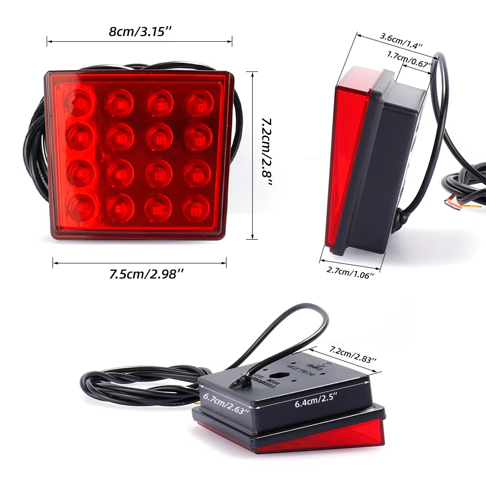 Feux arrière Flash stroboscopique Style F1, feux pilotes de freinage Led pour voiture moto, avertissement automatique, arrêt inverse, feux de sécurité pour pare-chocs