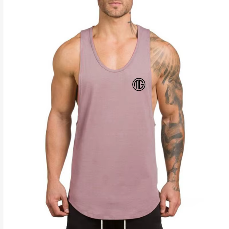Muscleguys Débardeurs de sport en coton pour hommes