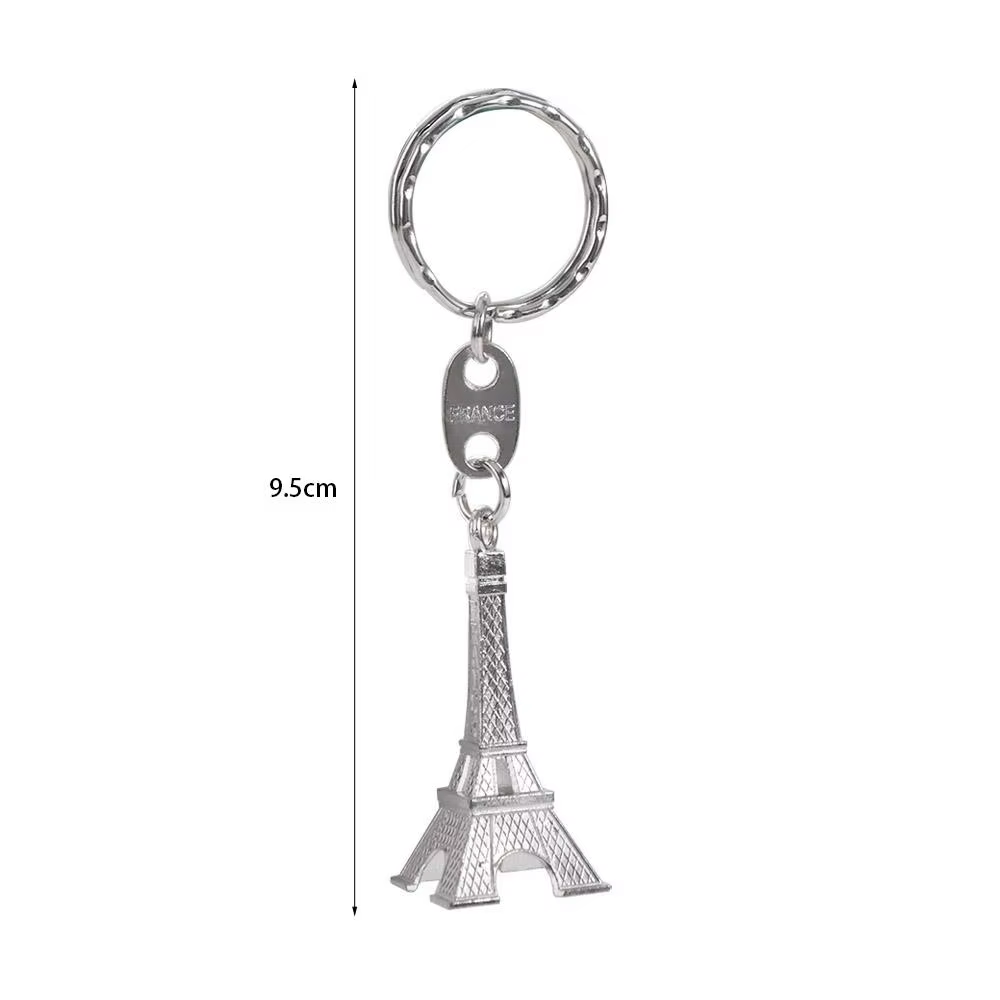 Porte-clés tour Eiffel en alliage, Simple, Vintage, France, mode, pendentif de sac, décoration tendance, Paris, sac suspendu