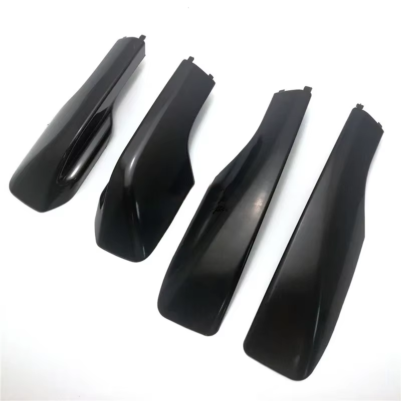 Cache de protection d'extrémité de barre de toit argent/noir pour Toyota RAV4 XA30 2006-2012