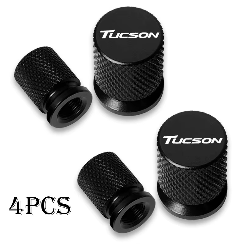 Bouchons de Valve de pneu de roue de voiture, accessoires pour Hyundai Tucson, couvercles de tige de pneu, étanche à la poussière d'air