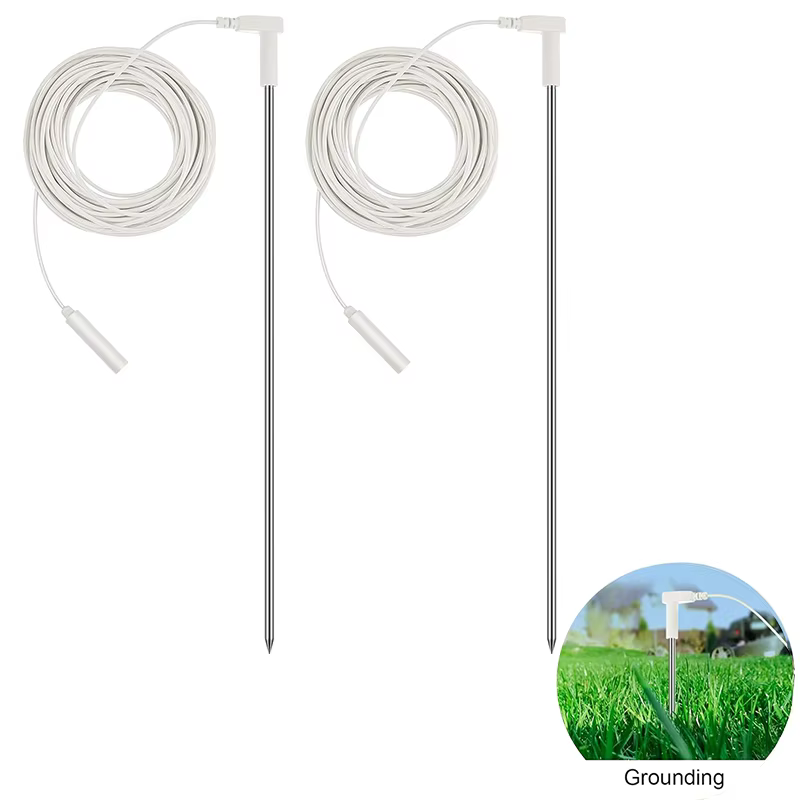 Tige de mise à la terre, 2 ensembles de tiges de soudage à fil de terre, produits de mise à la terre, barres électriques pour l'intérieur, connexion à tapis, feuilles, tampons, couvertures