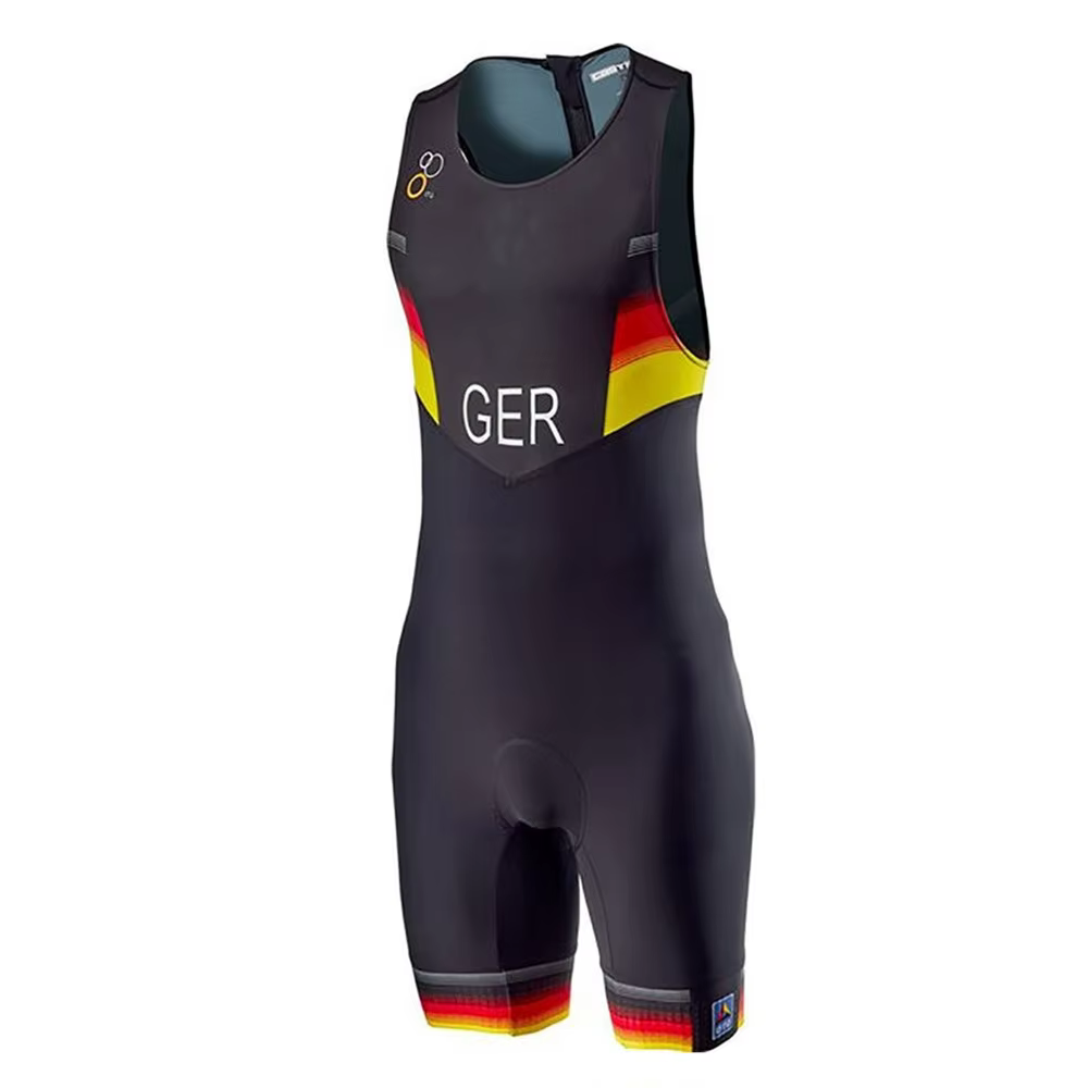 Cyclisme Triathlon Trisuit été hommes vélo vêtements Roupa De Cicliamo Pro équipe