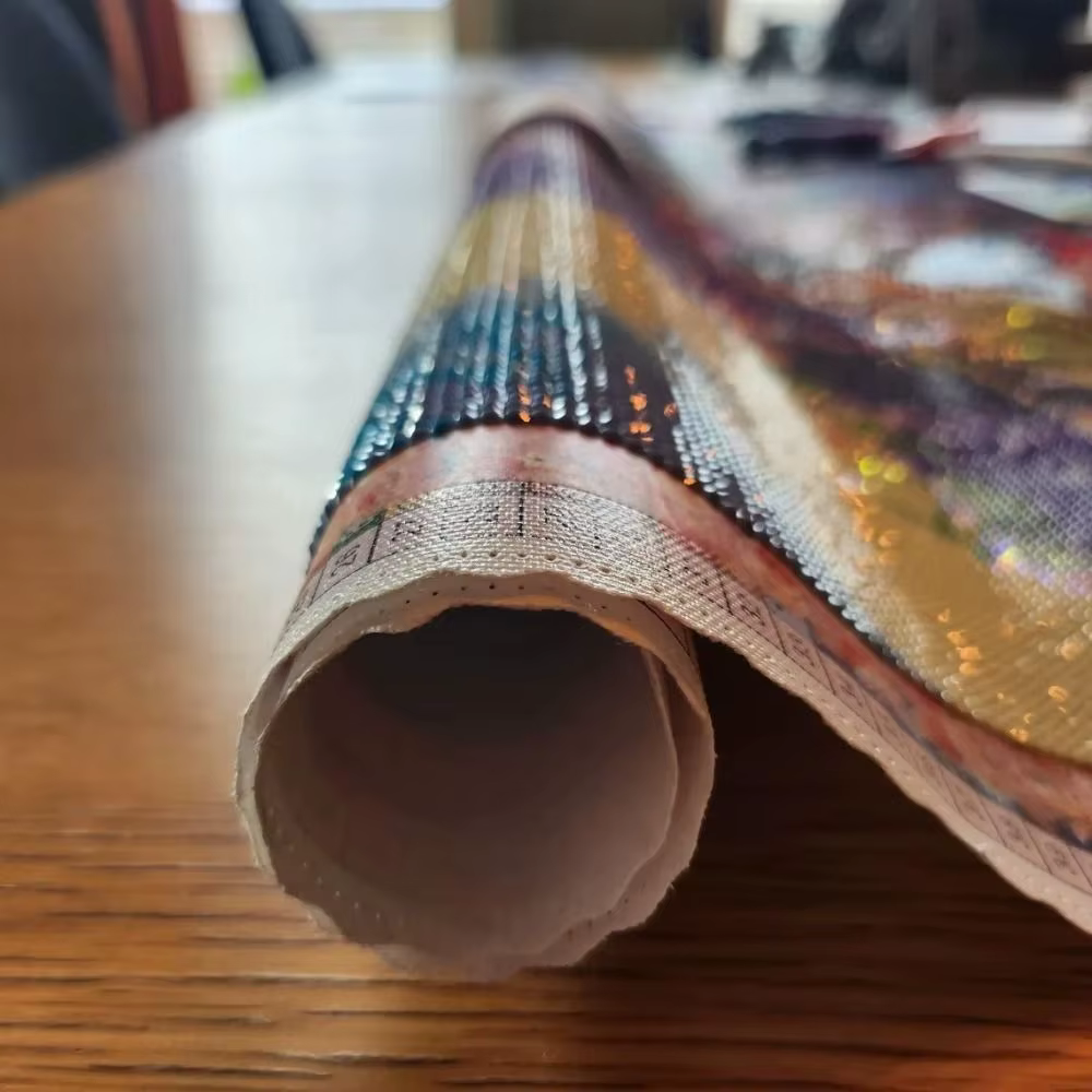 Diamant peinture toile anneaux accessoires bricolage artisanat diamant peinture toile rouleau aide toile organisateur outils