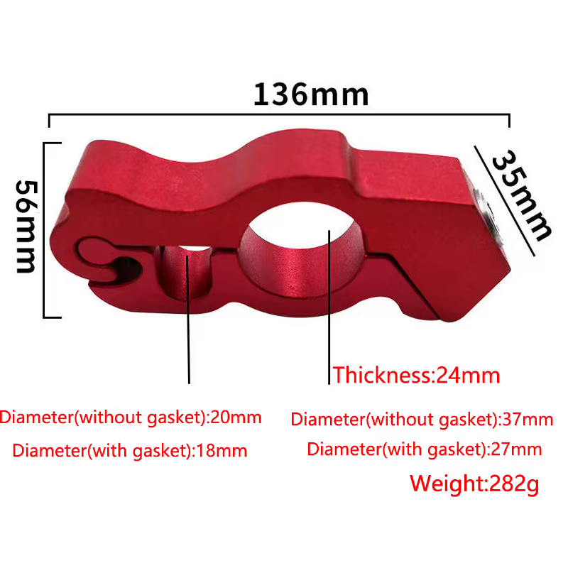 Serrure de guidon de moto, serrures antivol pour véhicule électrique, serrure en alliage d'aluminium, imitation solide, serrures de vol