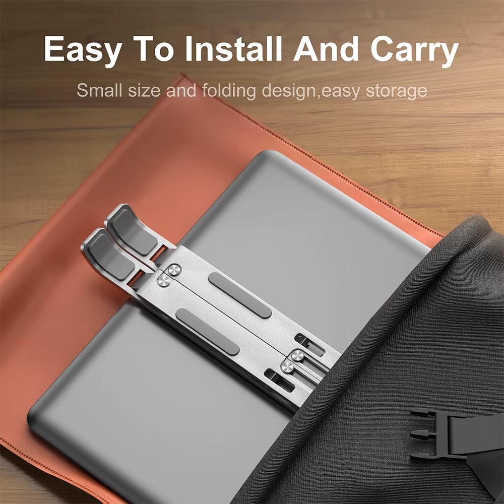 Support réglable en alliage d'aluminium pour ordinateur Portable, support de refroidissement de levage pour Macbook Lenovo, accessoires pour ordinateur Portable