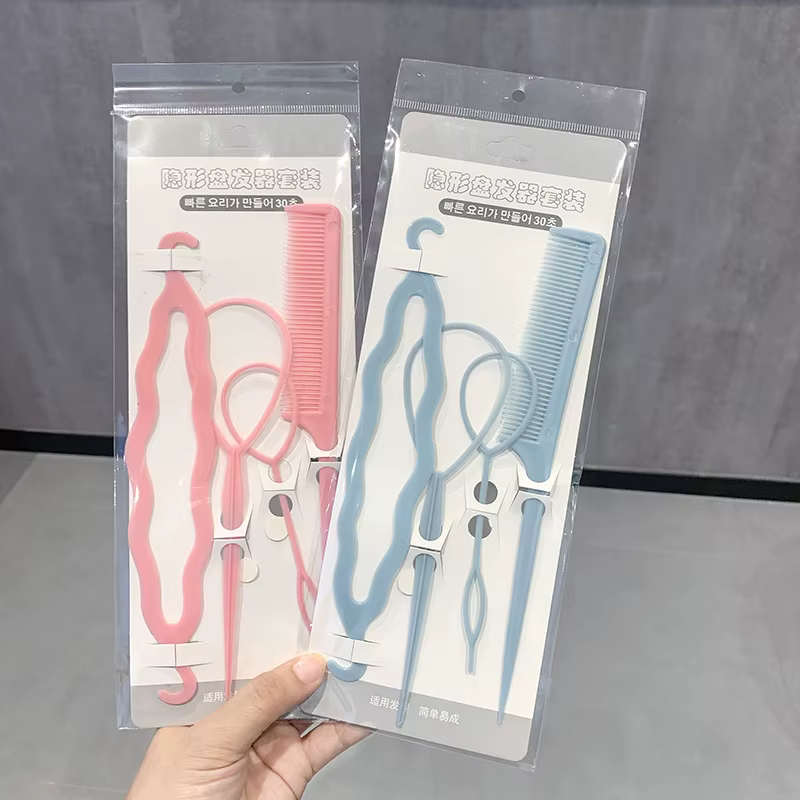 Outil de coiffure : Aiguille magique pour faire des chignons, accessoire de coiffure pour queue de cheval, pour enfants