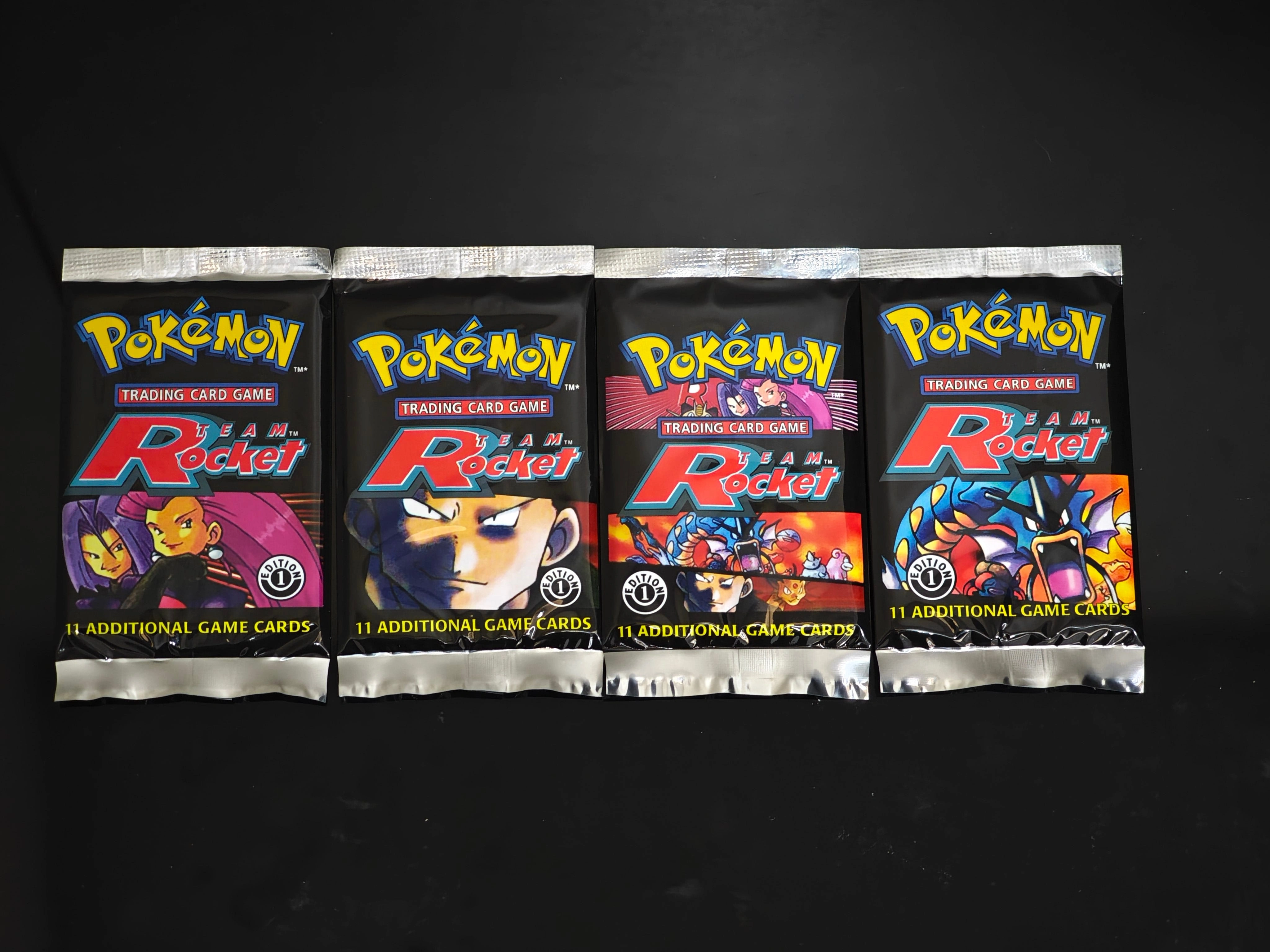 Boîte de boosters Pokémon Team Rocket 1ère Édition, cartes proxy PTCG, 36 sachets/boîte, cartes mystères, jeu de société de combat, cartes de qualité pour les fans