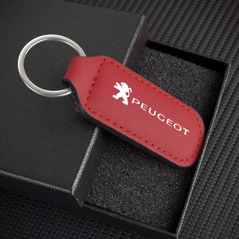 Porte-clés emblème de voiture Anti-perte, pendentif, accessoire cadeau pour Peugeot 206 307 308 3008 207 208 407 4008 408 508 2008 5008 301