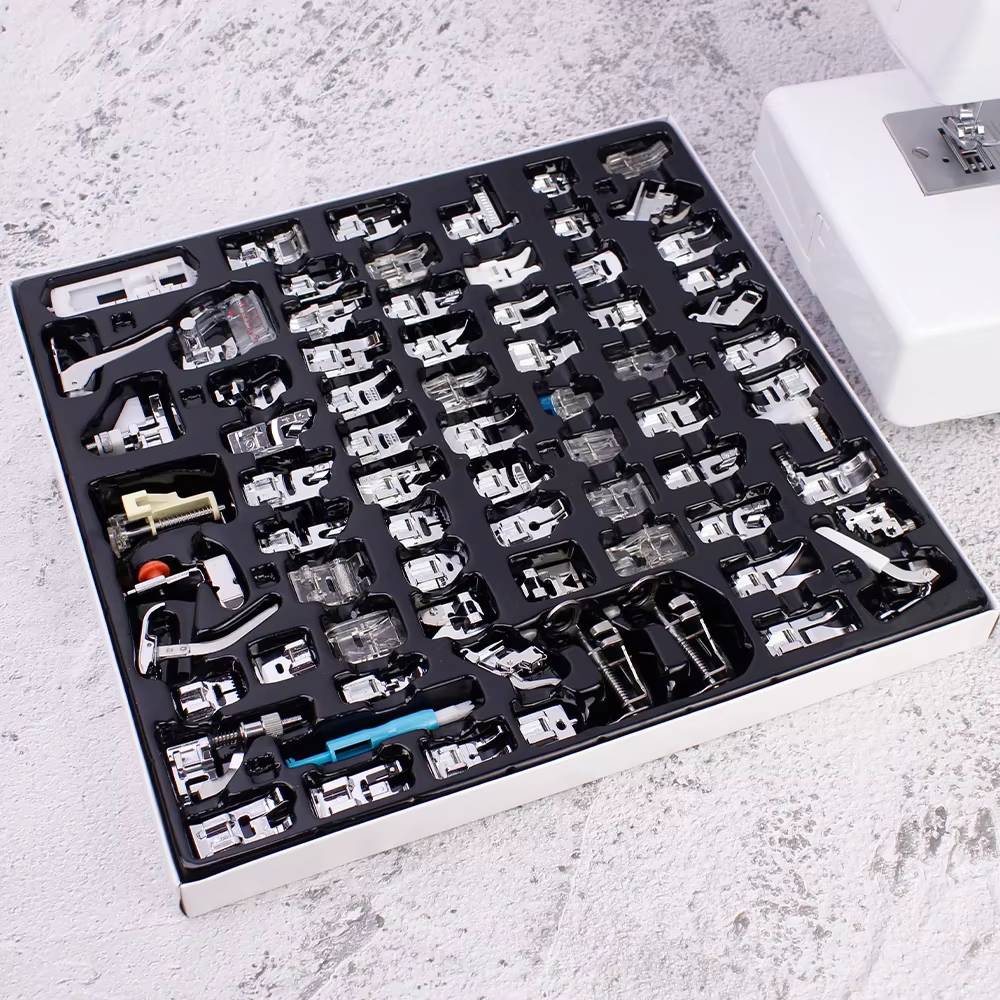 Kit pied-de-biche pour Machine à coudre, Compatible avec Brother Babylock Singer Janome Elna Toyota, accessoires de couture pour toutes les Machines